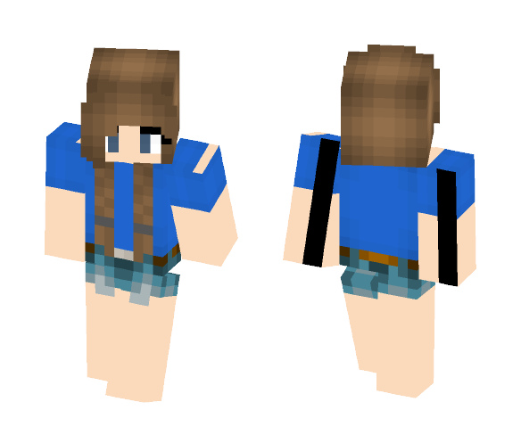 яσѕє || Braids - Female Minecraft Skins - image 1