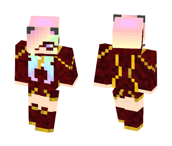 rainbow flash girl - Girl Minecraft Skins - image 1