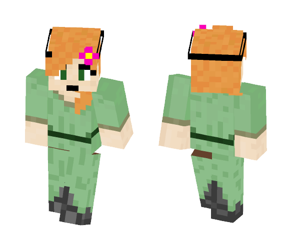 Download Free My portrait of the Alex skin Skin for Minecraft image 1 My portrait of the Alex skin - Female Minecraft Skins - image 1