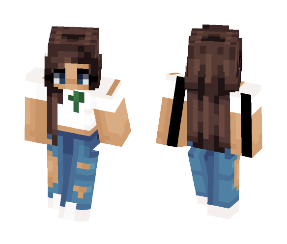 Cause i love cactuses? - Female Minecraft Skins - image 1