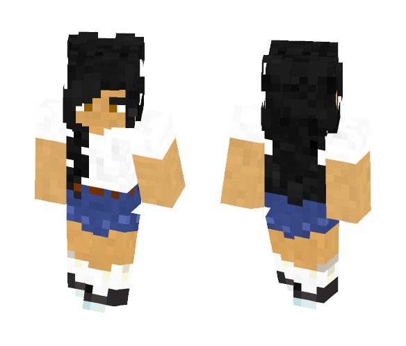 Download Free Asian Girl Skin for Minecraft image 1 Asian Girl - Girl Minecraft Skins - image 1