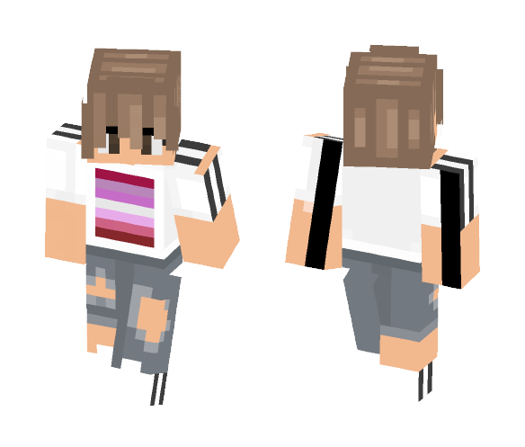- lesbian pride - ~ xUkulele - Interchangeable Minecraft Skins - image 1