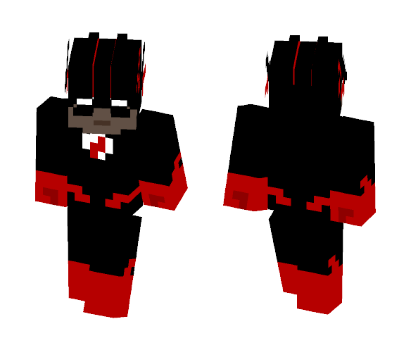 Black Flash Custom - Male Minecraft Skins - image 1