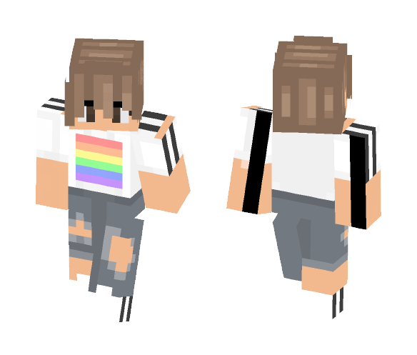 - gay pride - ~ xUkulele - Male Minecraft Skins - image 1