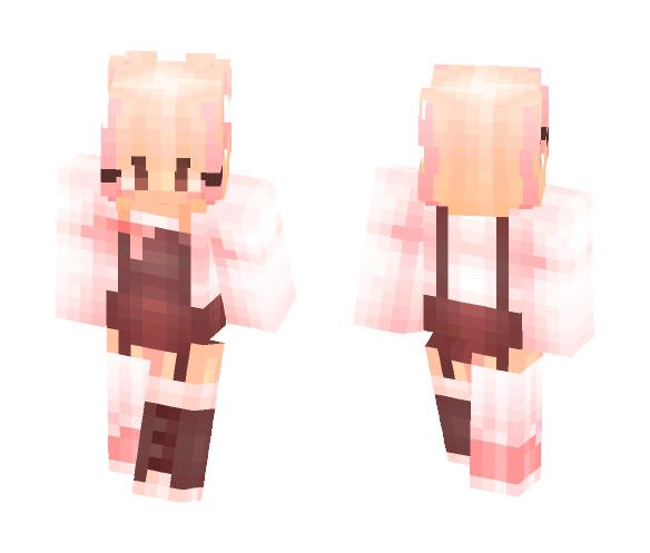 Download Free Teen Girl~ Guess whose back. c; Skin for Minecraft image 1 Teen Girl~ Guess whose back. c; - Female Minecraft Skins - image 1
