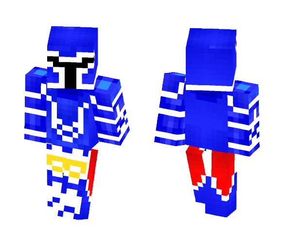 Blue Knight - Male Minecraft Skins - image 1