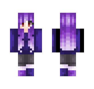 Purple Beauty - Reshade - Female Minecraft Skins - image 2