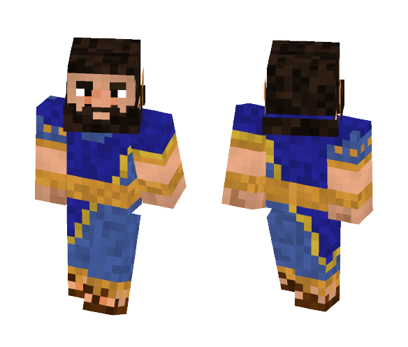 Download Free Nebuchadnezzar II, King of Babylon Skin for Minecraft image 1 Nebuchadnezzar II, King of Babylon - Male Minecraft Skins - image 1