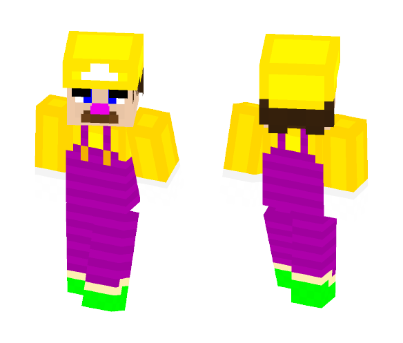 Greedy Wario - Male Minecraft Skins - image 1