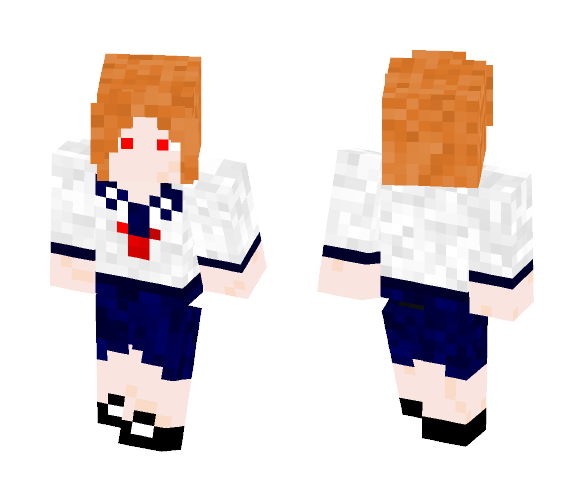 Download Free Sexy Zombie school girl Skin for Minecraft image 1 Sexy Zombie school girl - Girl Minecraft Skins - image 1