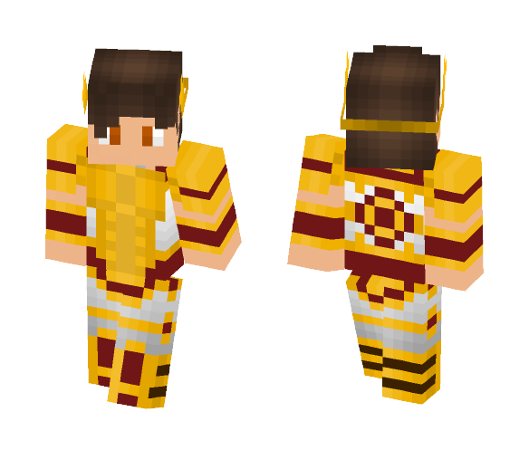 Download Free Sun Warrior Skin for Minecraft image 1 Sun Warrior - Male Minecraft Skins - image 1