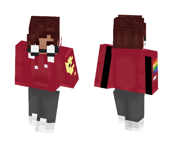 Download Free Michael Mell - Be More Chill (BMC) Skin for Minecraft image 1 Michael Mell - Be More Chill (BMC) - Male Minecraft Skins - image 1