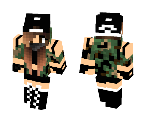 Bandana girl - Girl Minecraft Skins - image 1