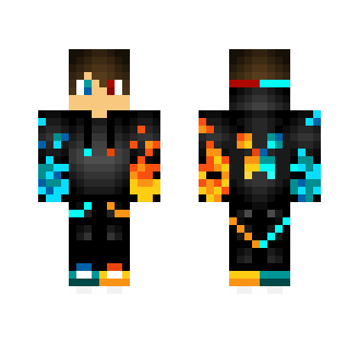 Water + Fire boy - Boy Minecraft Skins - image 2