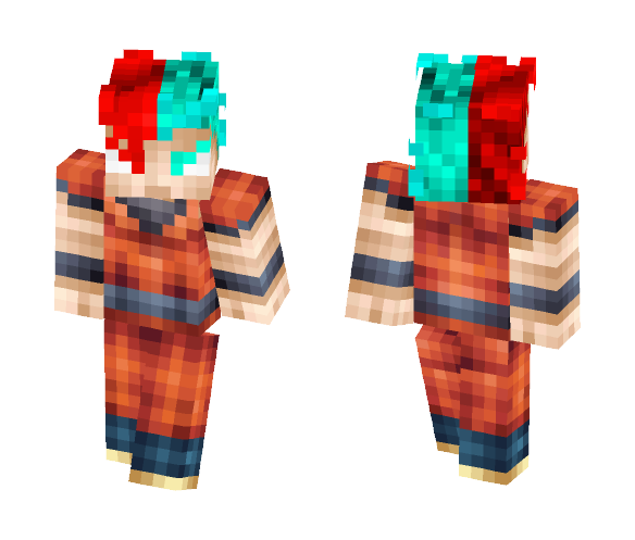 GOKU SSJGB2 MAX POWER FORM - Male Minecraft Skins - image 1