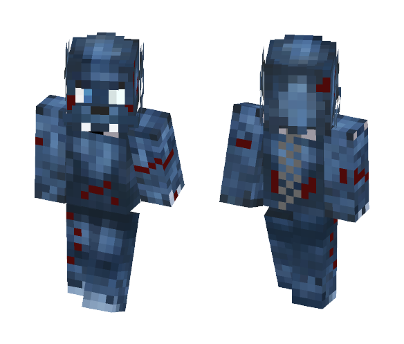 Savage werewolf (with chain+collar) - Male Minecraft Skins - image 1