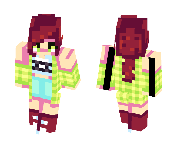 Download Free Obsessed Skin for Minecraft image 1 Obsessed - Female Minecraft Skins - image 1