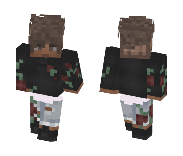 Floral Boy - Roses - Boy Minecraft Skins - image 1