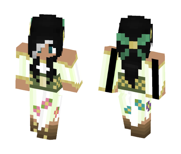 Festival Druid - LOTC Request - Female Minecraft Skins - image 1