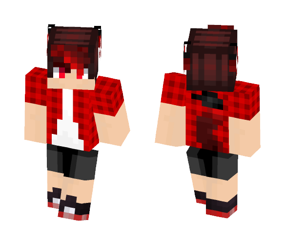 Me as a werewolf (outside school) - Male Minecraft Skins - image 1