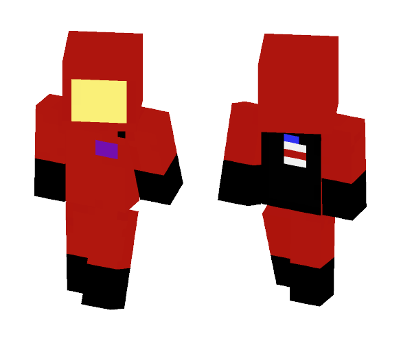 Mars astronaut - Male Minecraft Skins - image 1