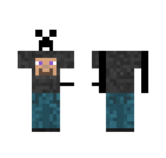 creeper with steve shirt