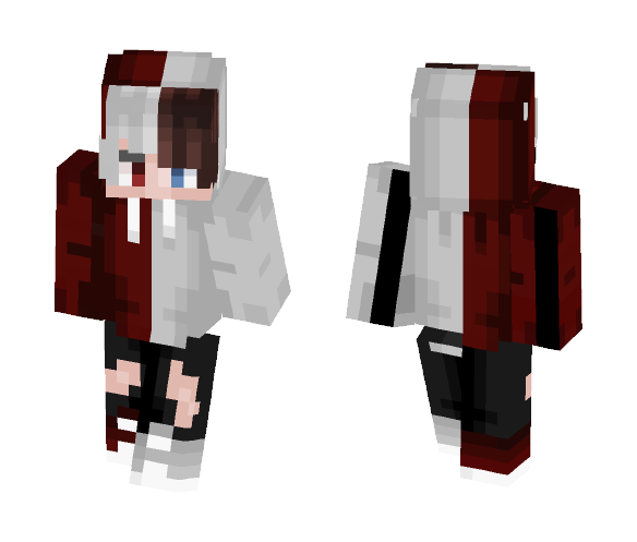 Half and Half ~ ♥ - Male Minecraft Skins - image 1
