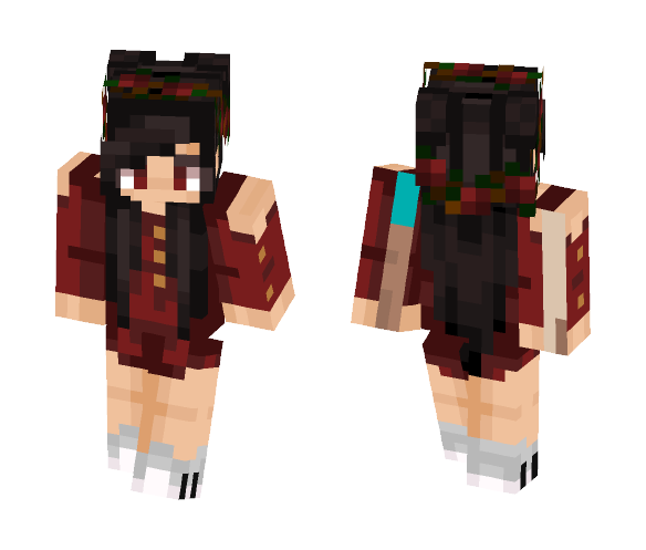 Midnight Roses - Female Minecraft Skins - image 1