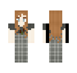 ⊰ Plaid Ginger Skirt ⊱