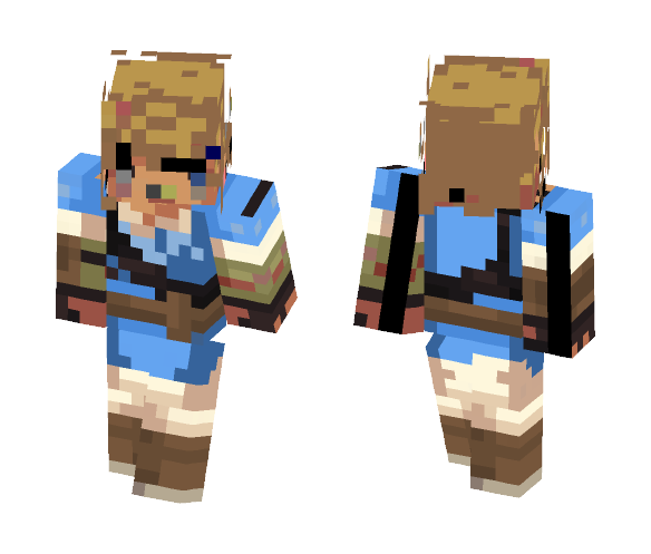 Legend of Zelda BotW - Link - Male Minecraft Skins - image 1