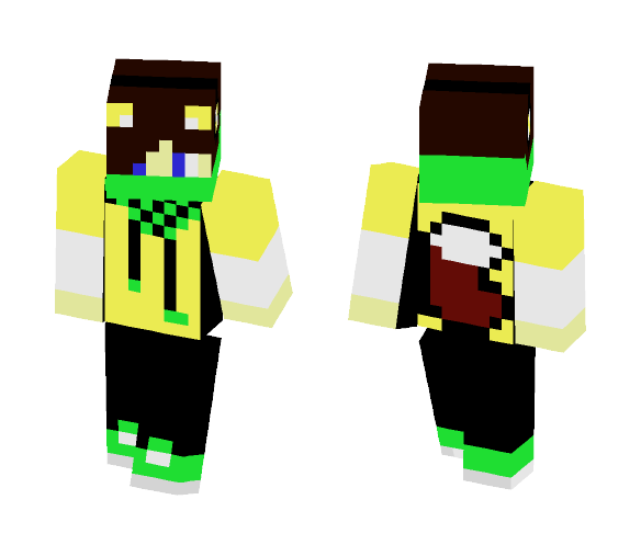 Merfly (Half wolf kid) - Male Minecraft Skins - image 1