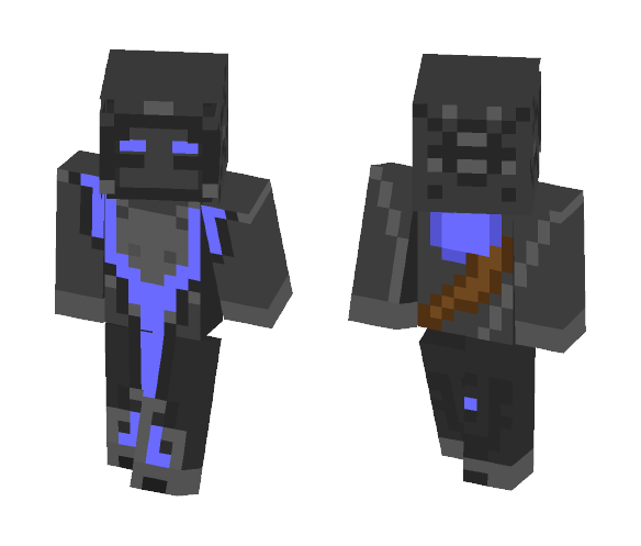 Download Free Bluestone Assassin Skin for Minecraft image 1 Bluestone Assassin - Male Minecraft Skins - image 1