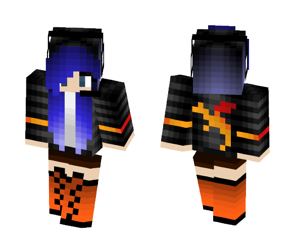 Dragon gamer girl - Girl Minecraft Skins - image 1