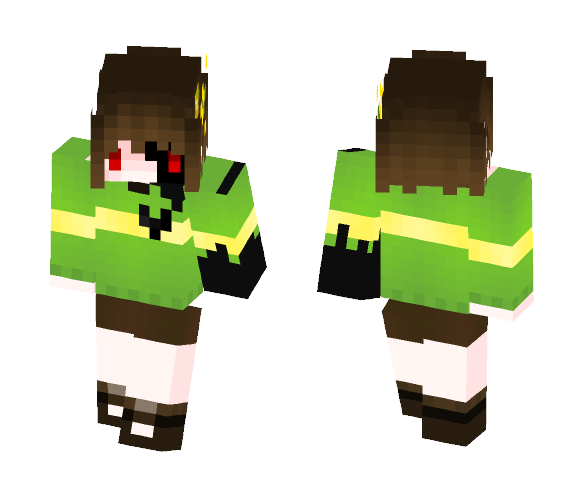 Undertale | Chara - Female Minecraft Skins - image 1