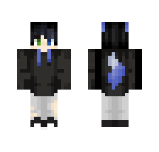Black And Blue Wolf Boy ~ ♥ - Boy Minecraft Skins - image 2