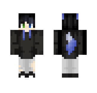Black And Blue Wolf Boy ~ ♥
