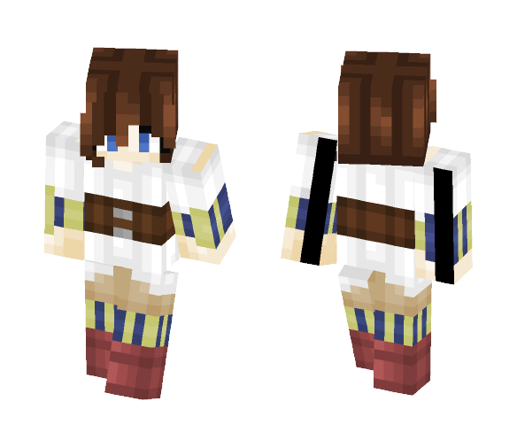 Download Free Pirate Girl Skin for Minecraft image 1 Pirate Girl - Girl Minecraft Skins - image 1