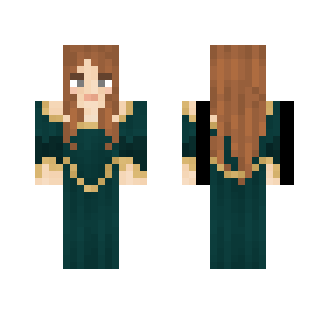 Greenblue Lady - Female Minecraft Skins - image 2
