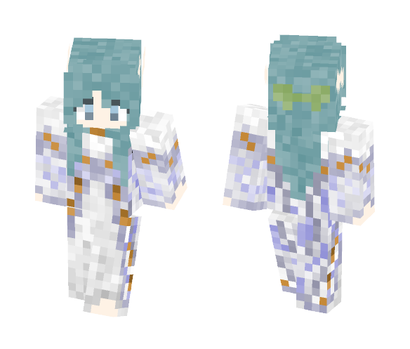 Download Free Elven Girl - Sylmae Four Skin for Minecraft image 1 Elven Girl - Sylmae Four - Girl Minecraft Skins - image 1