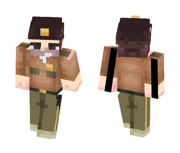 Rick Grimes - The Walking Dead - Male Minecraft Skins - image 1