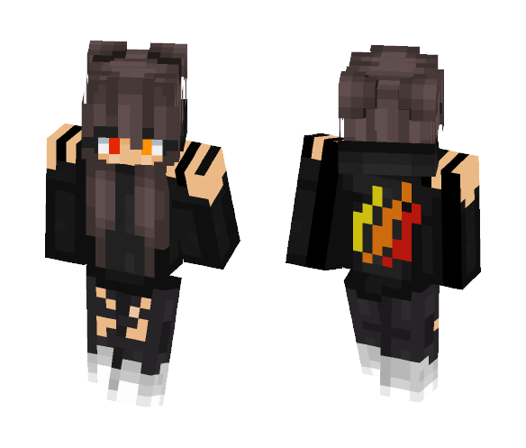 Emo Girl - Girl Minecraft Skins - image 1