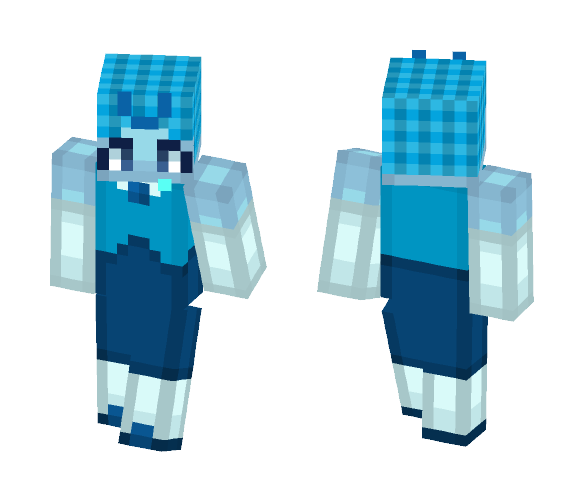 Download Free Aquamarine (Steven Universe) Skin for Minecraft image 1 Aquamarine (Steven Universe) - Female Minecraft Skins - image 1
