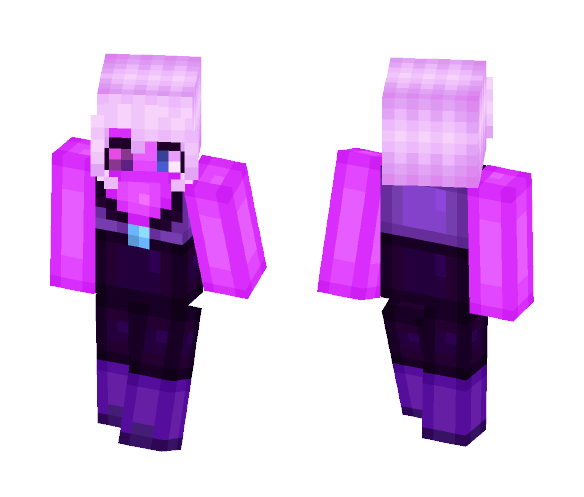 Eyeball Amethyst (OC) - Female Minecraft Skins - image 1