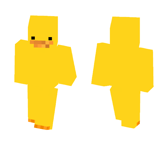 Download Free Duck - Noob Face Skin for Minecraft image 1 Duck - Noob Face - Male Minecraft Skins - image 1