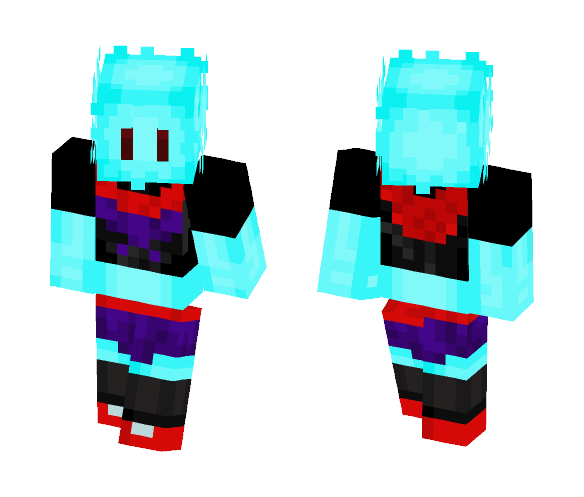 Fuku Fire (Underfell) - Female Minecraft Skins - image 1