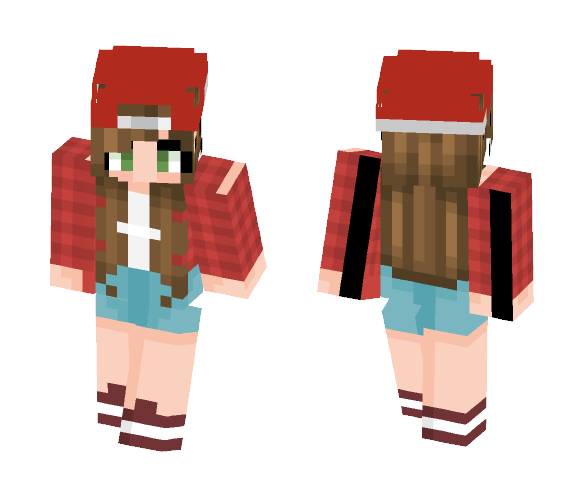 Download Free Girl #11 Skin for Minecraft image 1 Girl #11 - Girl Minecraft Skins - image 1
