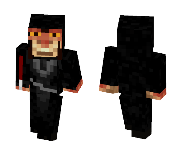 Earth jar jar with light sabre - Male Minecraft Skins - image 1