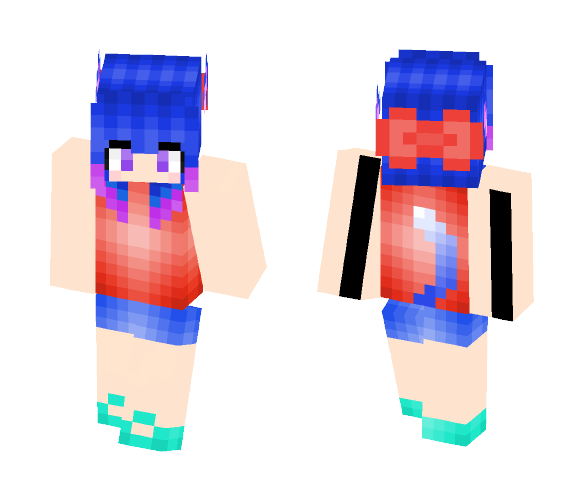 Neko Girl - Girl Minecraft Skins - image 1
