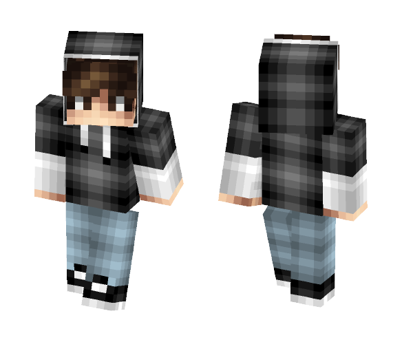 Download Free Hoodie Shaded Teen Skin for Minecraft image 1 Hoodie Shaded Teen - Male Minecraft Skins - image 1