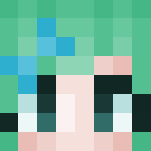 ♡ Aqua Ombre Mermaid ♡ - Female Minecraft Skins - image 3